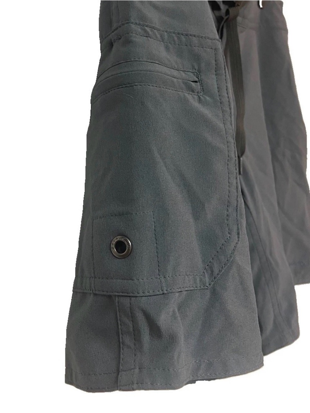 Patagonia Stretch Hydropeak Boardshorts Cargo Shorts 5” Inseam Grey Size 8 hikin - Picture 4 of 8